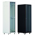 27U Stand alone cabinet 19"/ dimensiuni de gabarit: 800x1000mm ,4 x Polita fixa + Set de 2 organizatoare verticale de cabluri
